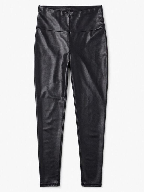 Pants - Black Faux Leather High Waist Leggings XS | Sleek Stretch Skinny Pants NWOT